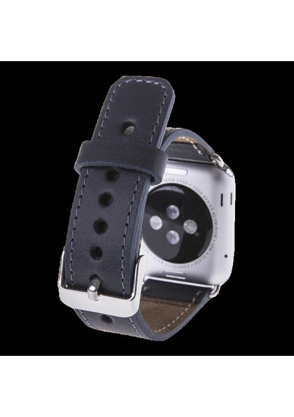 Apple Watch Uyumlu Deri Kordon 42-44-45MM CZ01 Lacivert fiyatları