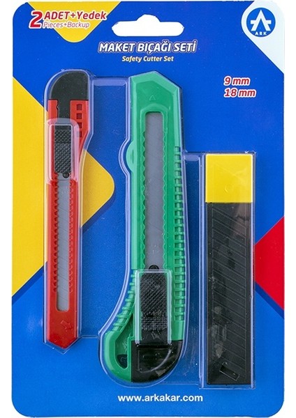 18 mm ve 9 mm Maket Bıçağı Seti fiyatları