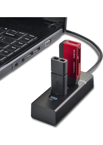 Çok Amaçlı 4 Port Girişli Güçlü USB 3.0 Port Çoklayıcı Adaptör Switch Splitter Hub 1.2m Kablo modelleri