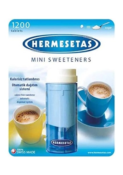 Diğer Hermesetas Klasik Tatlandırıcı 1200 Tablet