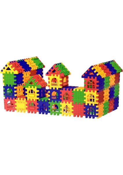 Puzzle City 3D Yapı ve Tasarım Blokları 128 Parça modelleri