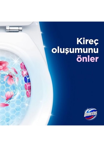 Domestos Wc Blok 5&apos;li Güç Tuvalet Bloğu Manolya Ferahlığı Maksimum Hijyen 100 G modelleri