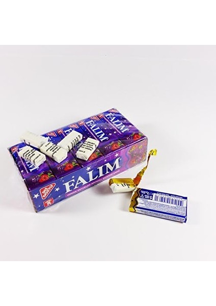 Falim Şekersiz Sakız Orman Meyveleri Aromalı 5&apos;li 7 G x 20 Adet