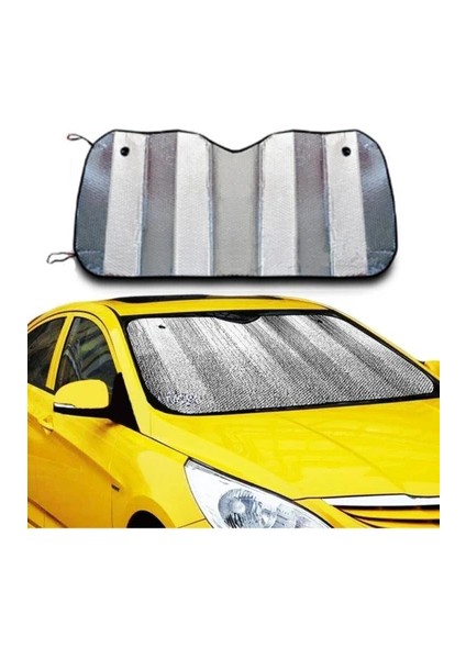 Araç Ön Cam Güneşlik Uv ve Isı Koruma Katlanabilir Toyota Corolla Skoda Superb Dacia Duster Ford Focus