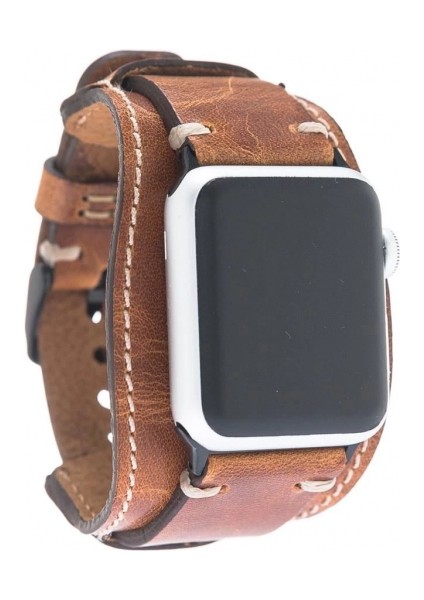 Apple Watch Uyumlu Deri Kordon 42-44-45MM Cuff V18 indirimleri