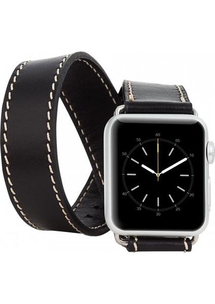 Apple Watch Uyumlu Deri Kordon 38-40-41MM Dt Rst1