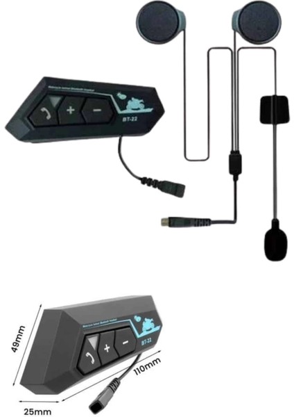 Bfs Bluetooth Kask Kulaklığı Intercom 5.0 Bluetooth Android ve Ios Uyumlu indirimleri