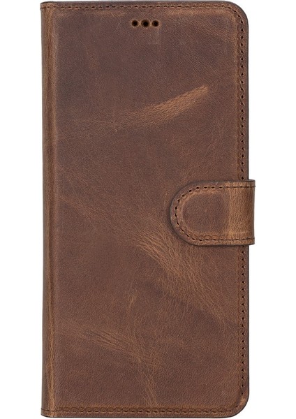 Samsung Galaxy S22 Plus Uyumlu Deri Cüzdanlı Kılıf Mwwn G2 Kahve fırsatları