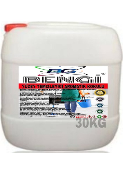 Yüzey Temizleyici Aromatik Kokulu 30KG