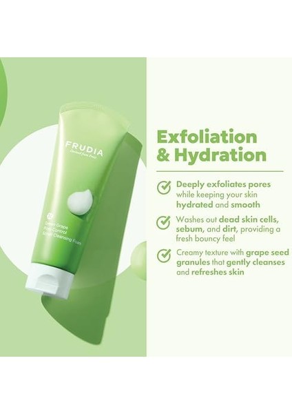Frudia Yeşil Üzüm Pore Control Temizleme KÖPÜĞÜ145 ml fiyatları