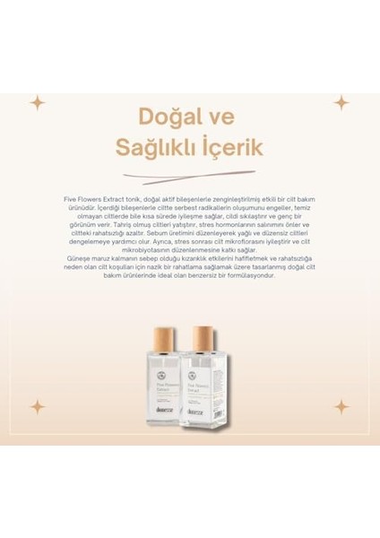 Black Bee 5 Çiçek Detoks Yüz Toniği 100 ml | Siyah Arı Balı ile Cilt Sıkılaştırıcı ve Yatıştırıcı Tonik | Tüm Cilt Tipleri Için Doğal Bakım