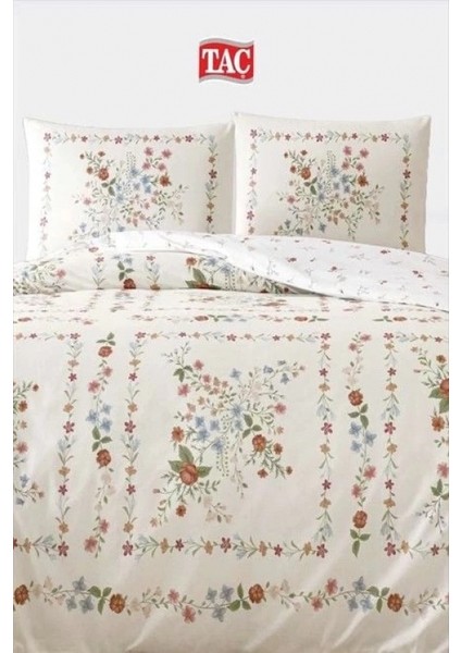 Taç Çift Kişilik Ranforce Nevresim Takımı Dalila Krem fiyatları