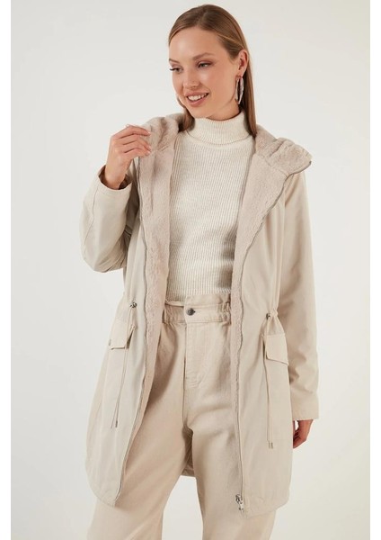 15208727 Onldahlıa Pumıce Stone Kadın Parka