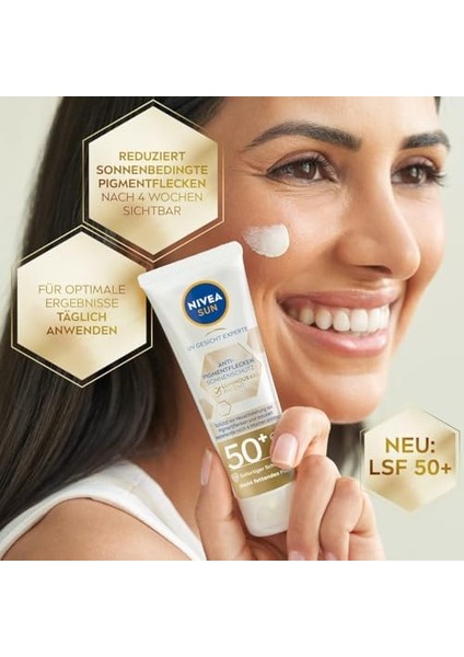 Nıvea Sun LUMINOUS630 Leke Karşıtı Güneş Koruyucu Yüz Kremi 40 Ml, SPF50, Hyalüronik Asit, E Vitamini, Uva/uvb fiyatları