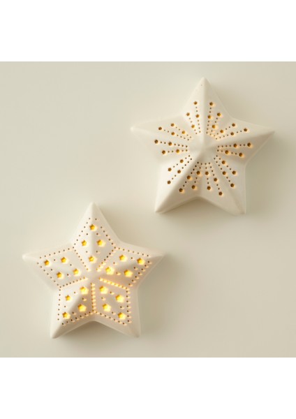 Star 2'li Ledli Aydınlatma Beyaz (11X11X4 Cm)