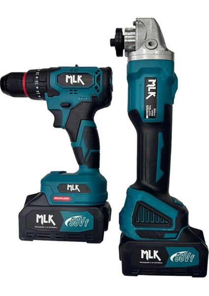 Mlk Şarjlı Matkap ve Ispiral Set 2li