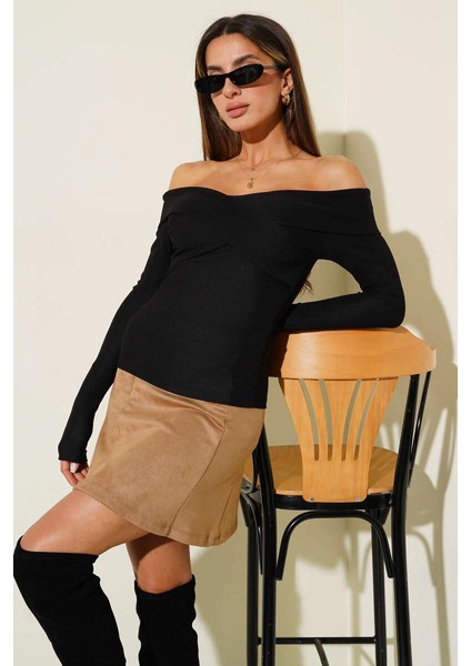 Mtxdpn Madonna Çapraz Yaka Bluz Siyah T4331 (Beden: S) fiyatları