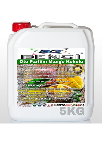 Oto Parfüm Mango Kokulu 5kg