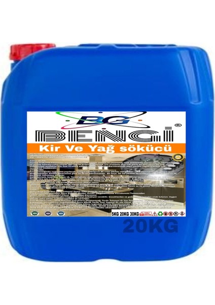 Kir ve Yağ Çözücü 20KG