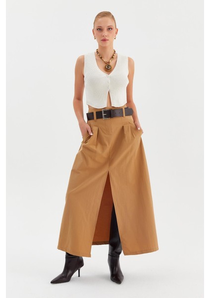 Yırtmaçlı Düz Paraşüt Etek