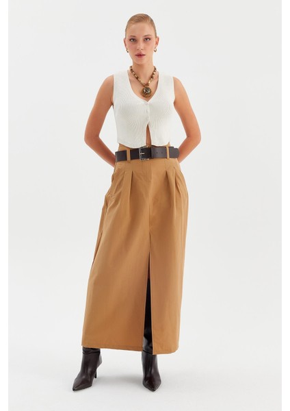 Yırtmaçlı Düz Paraşüt Etek fırsatları