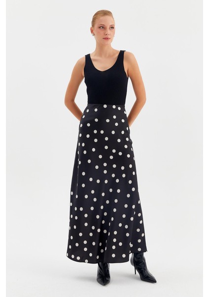 Puantiyeli Maxi Saten Etek fiyatları