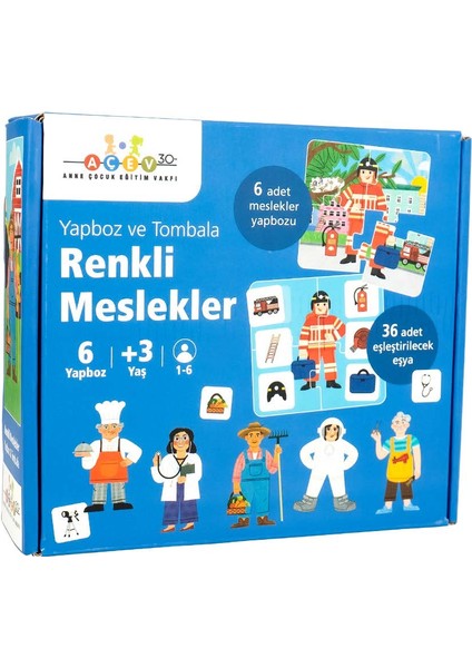AÇEV- Renkli Meslekler - Çocuklar Eğlenerek Meslekleri Öğrensin! fiyatları