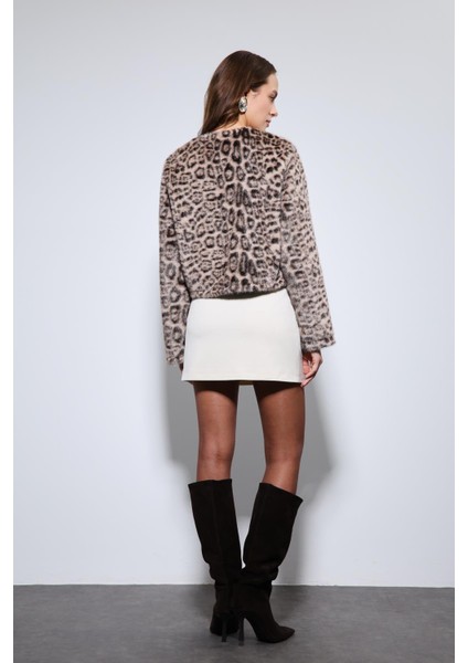 Taş Hayvan Desenli Mont indirimleri