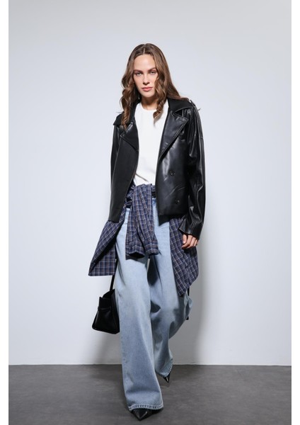 Siyah Kemerli Suni Deri Mont fiyatları