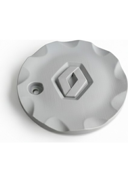 Renault Megane Iı Jant Kapağı Amblemli Göbek Gri (8200200539)- 3D Baskı Parçası