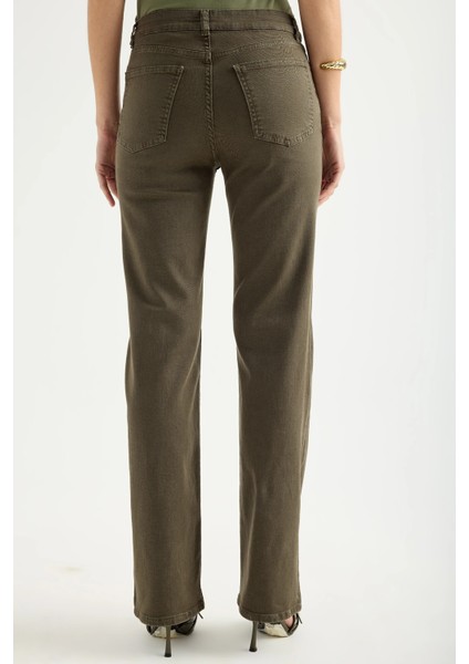 Orta Bel Düz Kesim Pantolon fırsatları