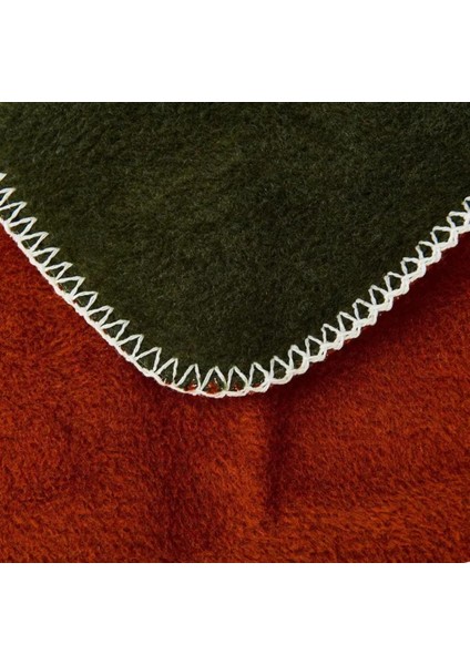 Çift Kişilik Düz Pamuklu Battaniye Çift Taraflı 200 x 220