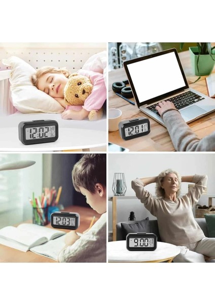 Bfs Dijital Işıklı Alarmlı Çalışma Masası Ekran Pilli Çalar Saat fırsatları