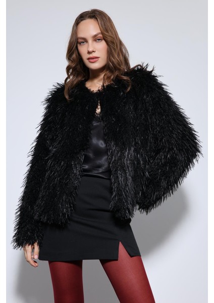 Siyah Suni Kürk Mont fırsatları