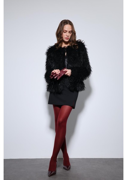 Siyah Suni Kürk Mont indirimleri