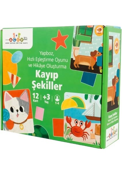 AÇEV- Kayıp Şekiller - Çocuklar Detayları Keşfederek Hayal Gücünü Geliştirsin!