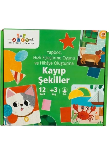 AÇEV- Kayıp Şekiller - Çocuklar Detayları Keşfederek Hayal Gücünü Geliştirsin! modelleri