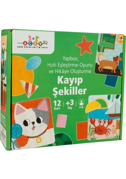 AÇEV- Kayıp Şekiller - Çocuklar Detayları Keşfederek Hayal Gücünü Geliştirsin! fırsatları