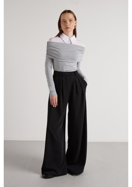 Palazzo Pantolon Siyah