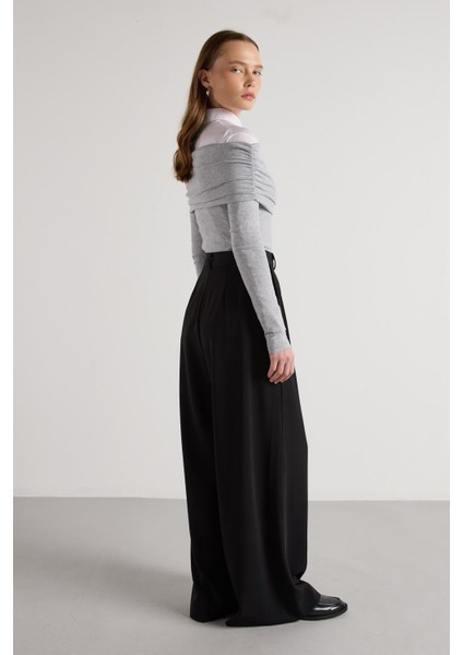Palazzo Pantolon Siyah modelleri