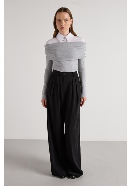 Palazzo Pantolon Siyah indirimleri