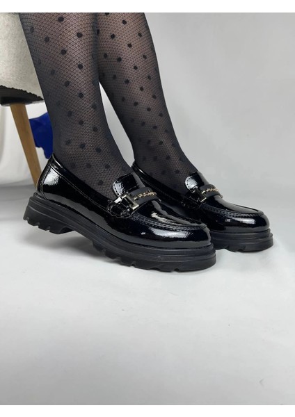 Mtxdpn KB-ZN103 Kuback Kömür Rugan Günlük Kadın Babet (Numara: 36) fiyatları