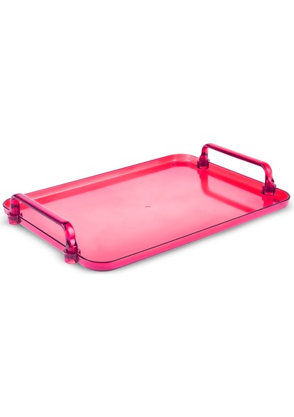 Claro Dikdörtgen Tepsi Kırmızı 38 cm