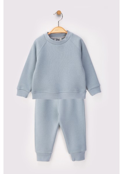 Kız Erkek Çocuk 3 Ip Şardonlu Alt Üst Takım 9 Ay - 4 Yaş