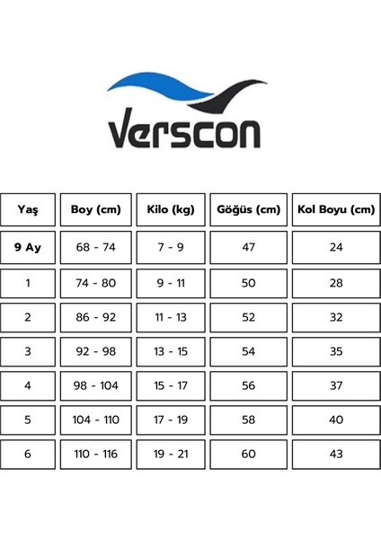 Kız Erkek Çocuk 3 Ip Şardonlu Alt Üst Takım 9 Ay - 4 Yaş