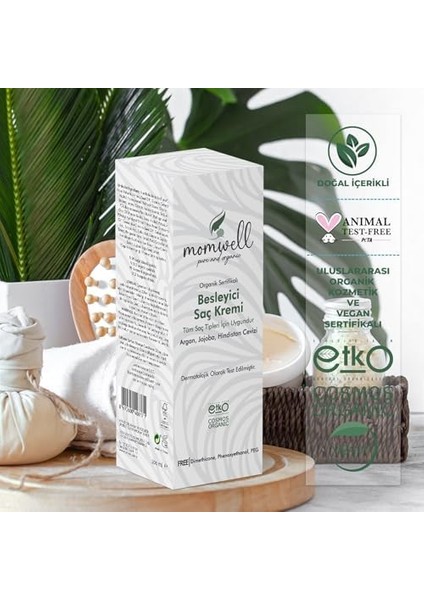 Momwell Organik Besleyici Saç Kremi 200 ml fiyatları