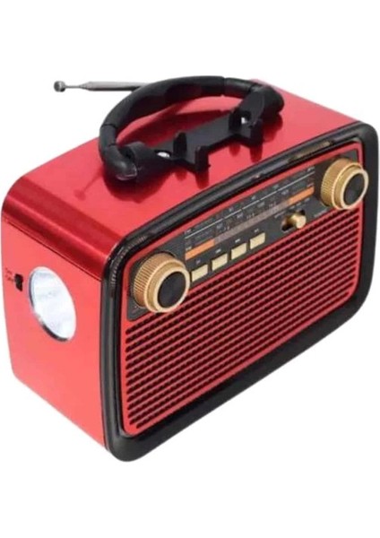Bfs Nostaljik Görünümlü Ahşap Radyo Tf Sd USB Girişli LED Fener Işıklı modelleri