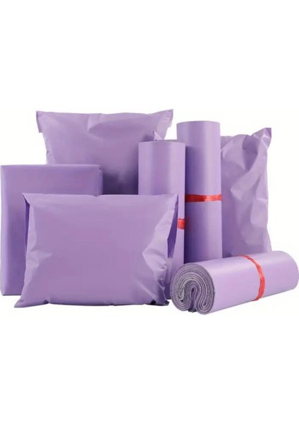 Kargo Poşeti, E Ticaret Poşeti, Paketleme Poşeti, Cepsiz Kargo Poşeti, Lila 28X42 (100 Adet)