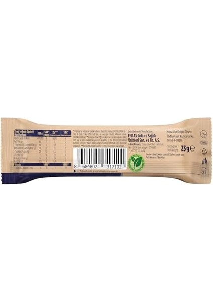 Fellas Granola Bar Kırmızı Meyveli, 23 Gram, 12 Adet fiyatları