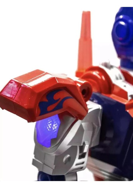 Mega Büyük Oyuncak Uzaktan Kumandalı Sünger Atan Işıklı Sesli Transformers Dev Robot Optimus indirimleri